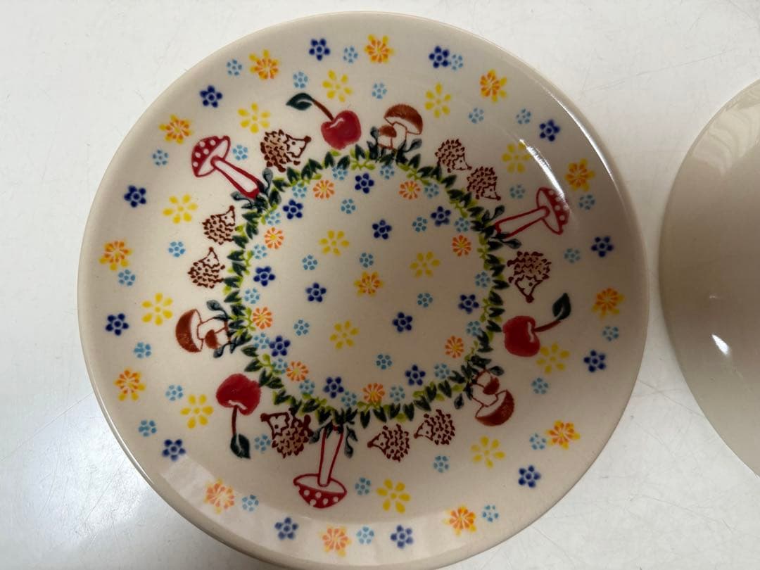 ポーリッシュポタリー ポーランド食器　新品未使用品　4点　プレート　ハリネズミ