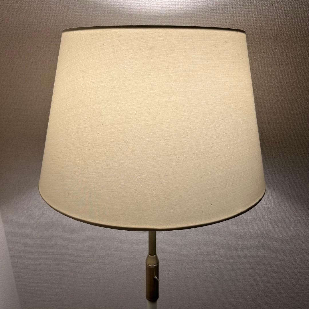 【LOWYA】アンティーク風・スタンドライト（ナチュラルホワイト）　岐阜引取限定