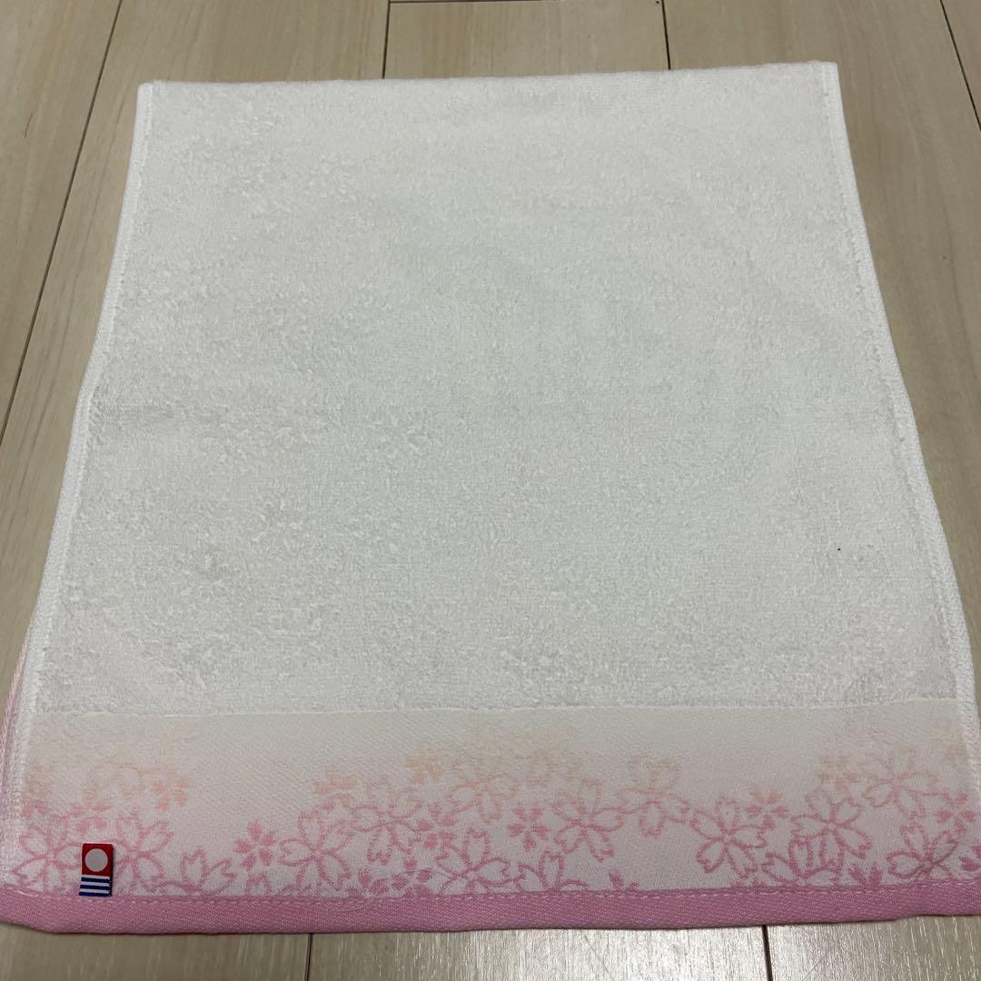 新品今治ハンドタオルハンカチ50枚セット　桜柄 綿100% 日本製　34×75