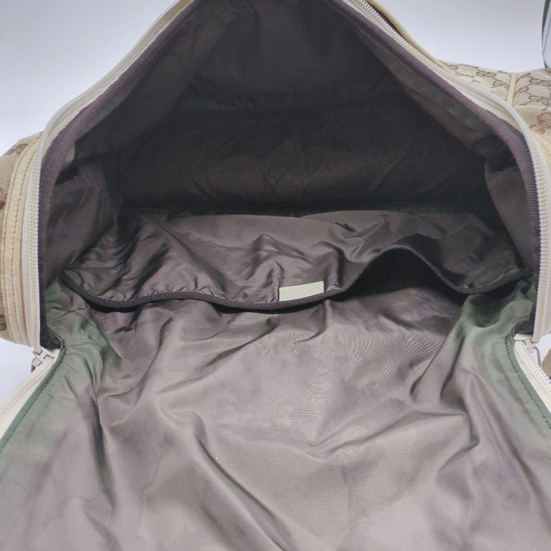 【入手困難・保存袋付】グッチ☆マザーバッグ GGキャンバス シェリーライン レア