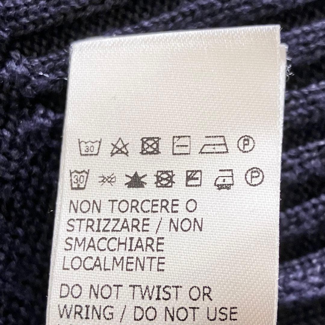 ZANONE CHIOTO コットン リネン スタンドカラー カーディガン50