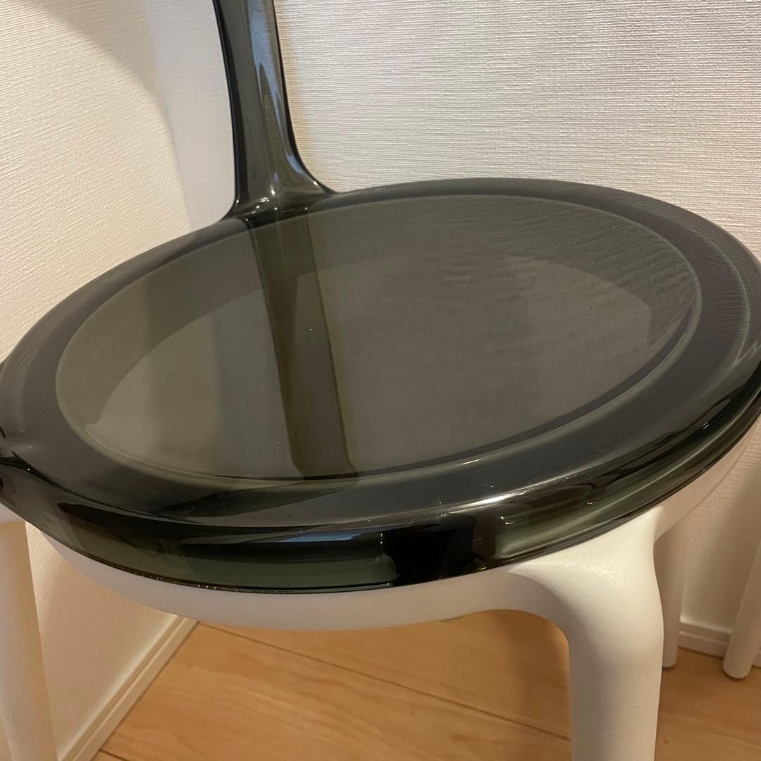 【2脚セット】ソフトライン　LUNA ルナ　スタッキングチェア　ダイニングチェア