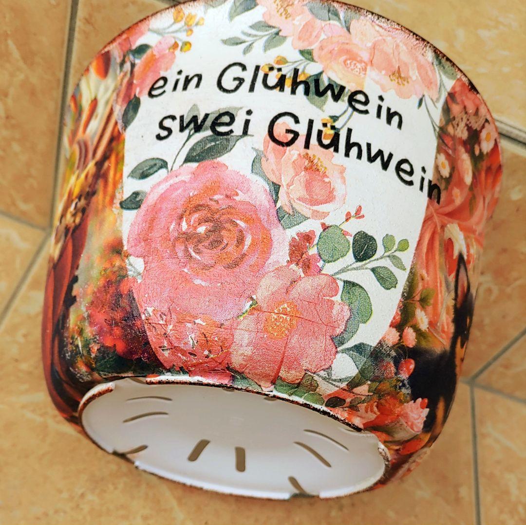 ぶーちゃん様　パネル生地　リメイク鉢