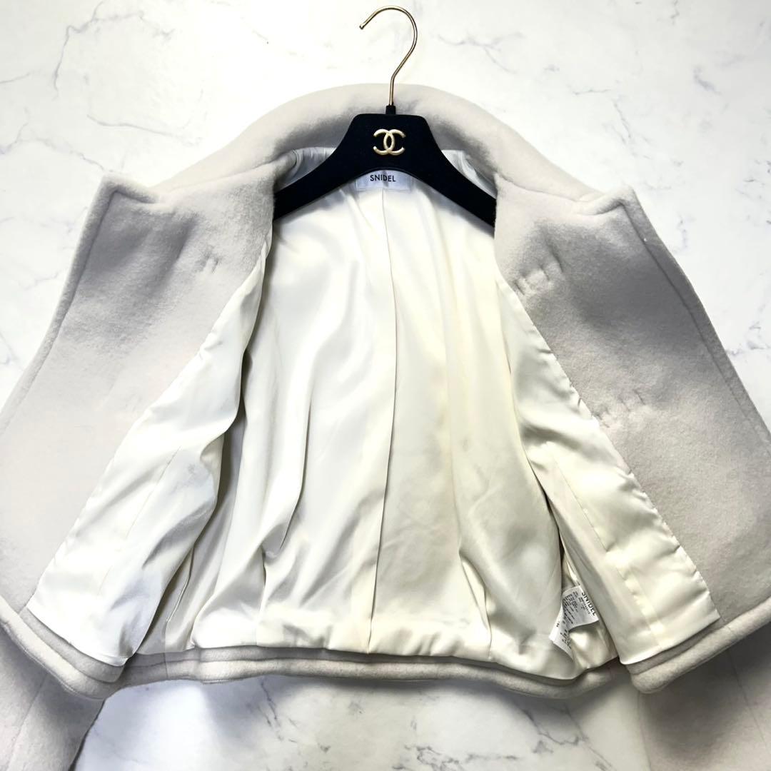 snidel スナイデル 24AW ウールシャギーショートダッフルコート