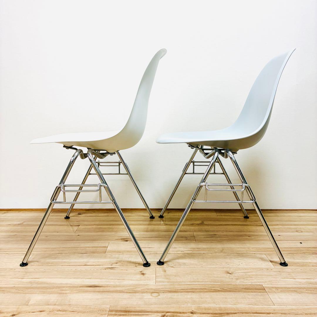 Vitra　ヴィトラ　スタッキング　サイドシェルチェア　2脚セット　イームズ
