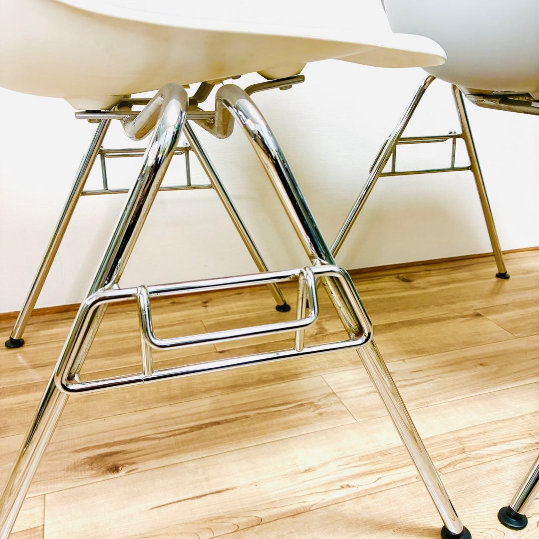 Vitra　ヴィトラ　スタッキング　サイドシェルチェア　2脚セット　イームズ