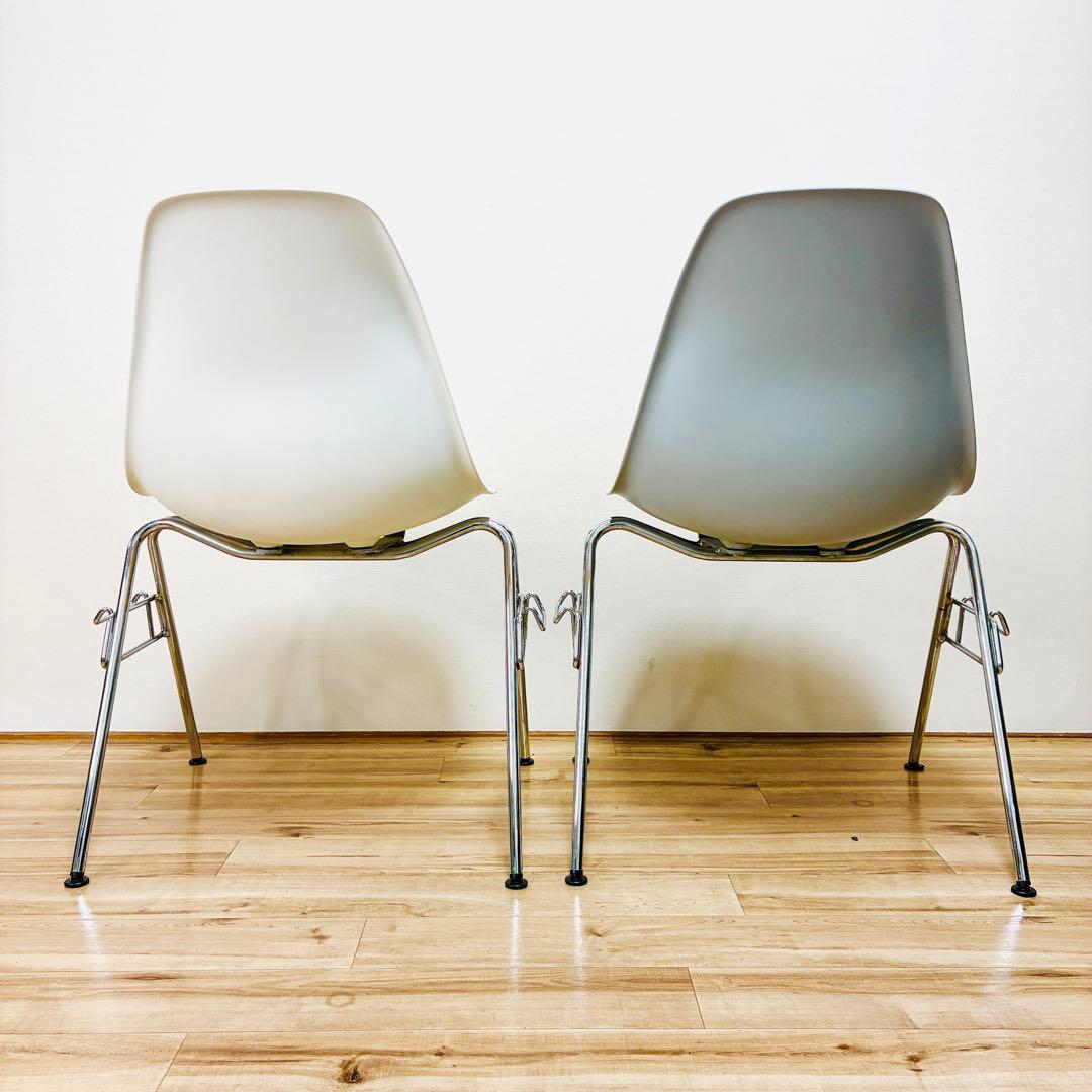 Vitra　ヴィトラ　スタッキング　サイドシェルチェア　2脚セット　イームズ