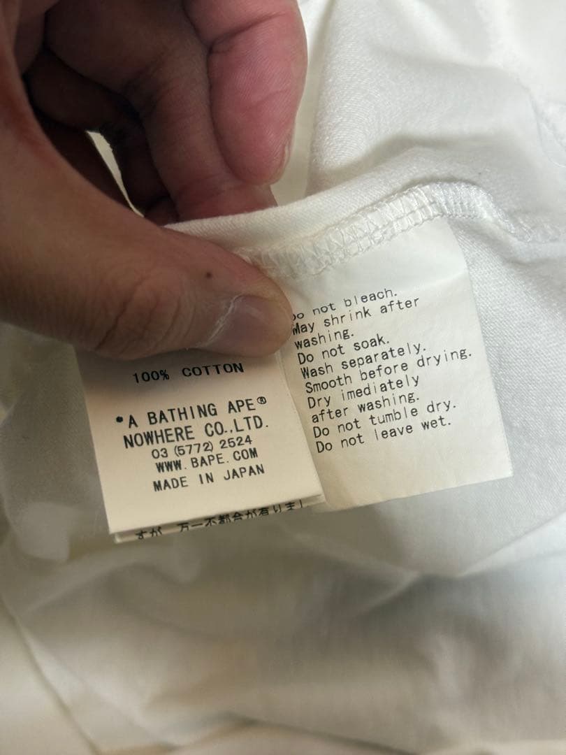 A BATHING APE スワロフスキー SHARK Tシャツ M