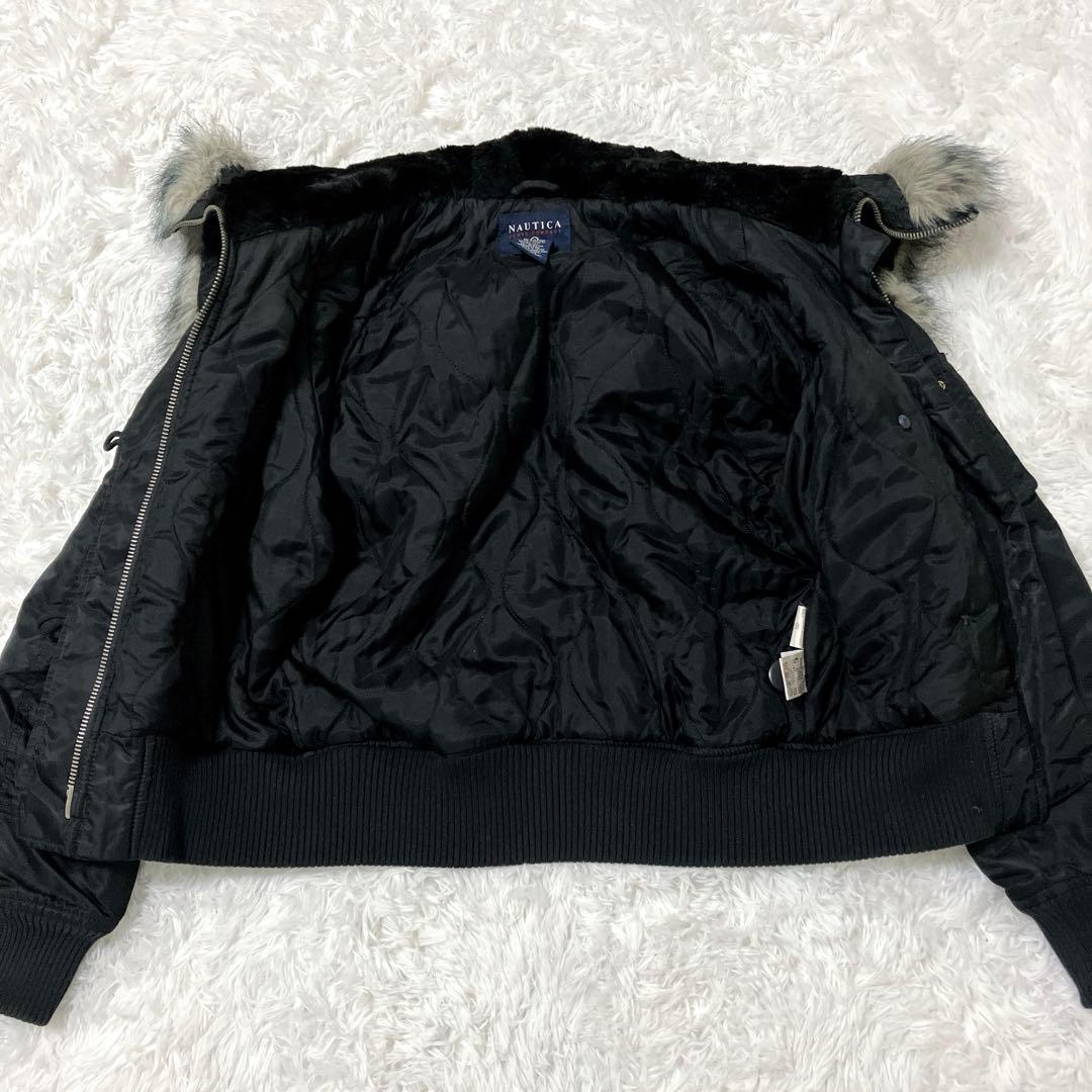 ジャケット・アウター NAUTICA N-2B N2B black flight bomber jkt
