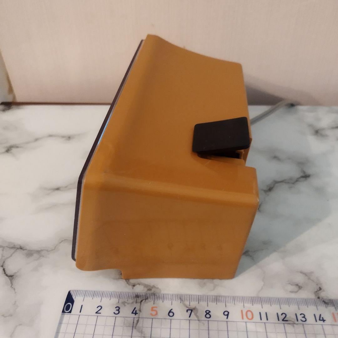 COPAL パタパタ時計 LP248 昭和レトロ ヤマブキ色 50/60Hz