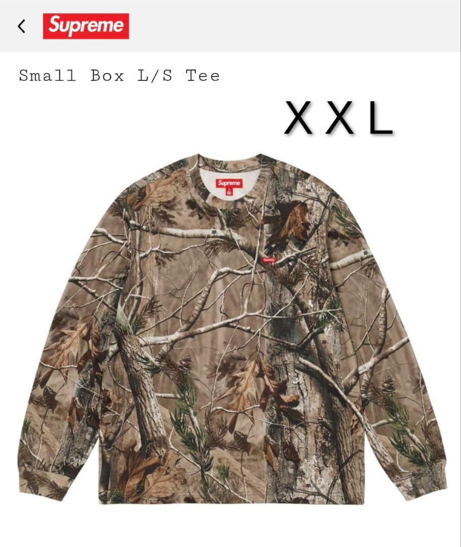 トップス supreme Small Box L/S Tee Camo