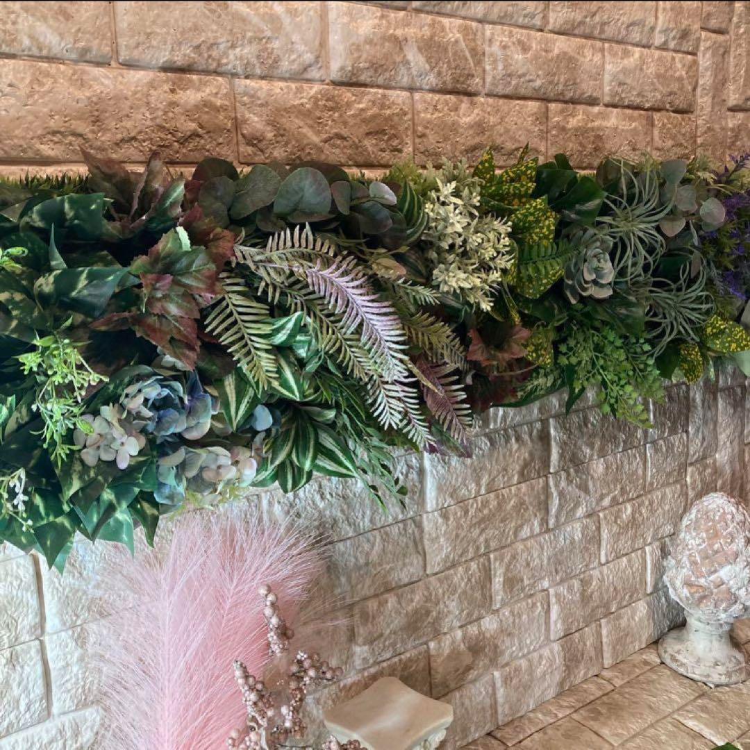 光触媒　人工観葉植物　ウォールグリーン　フェイクグリーン　壁掛け12020