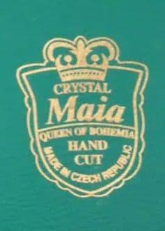 ボヘミアガラス花瓶マイアフラワーベース MA-803