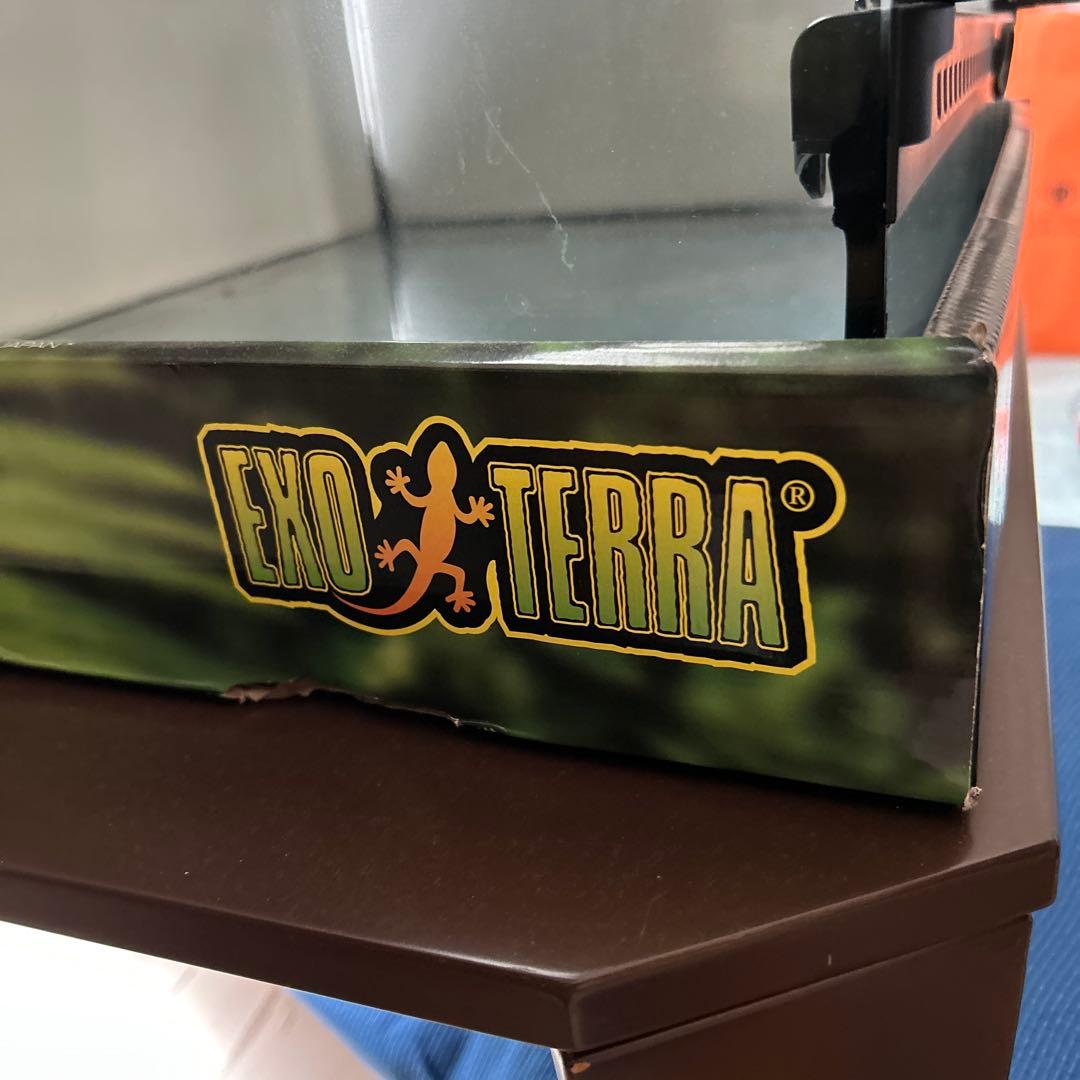 大型ガラス飼育ケージ 二重扉