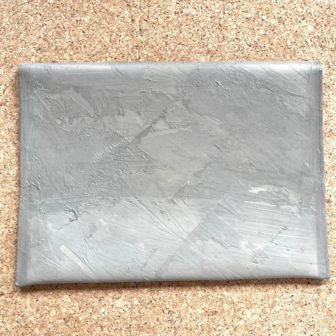 カガリユウスケ　kagari yusuke グレー　ドキュメントケース　クラッチ