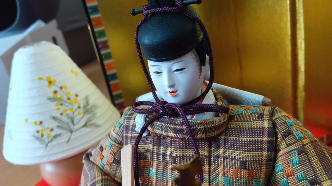 雛人形 親王床飾り 1体サイズ　縦横20センチ×高さ16センチ