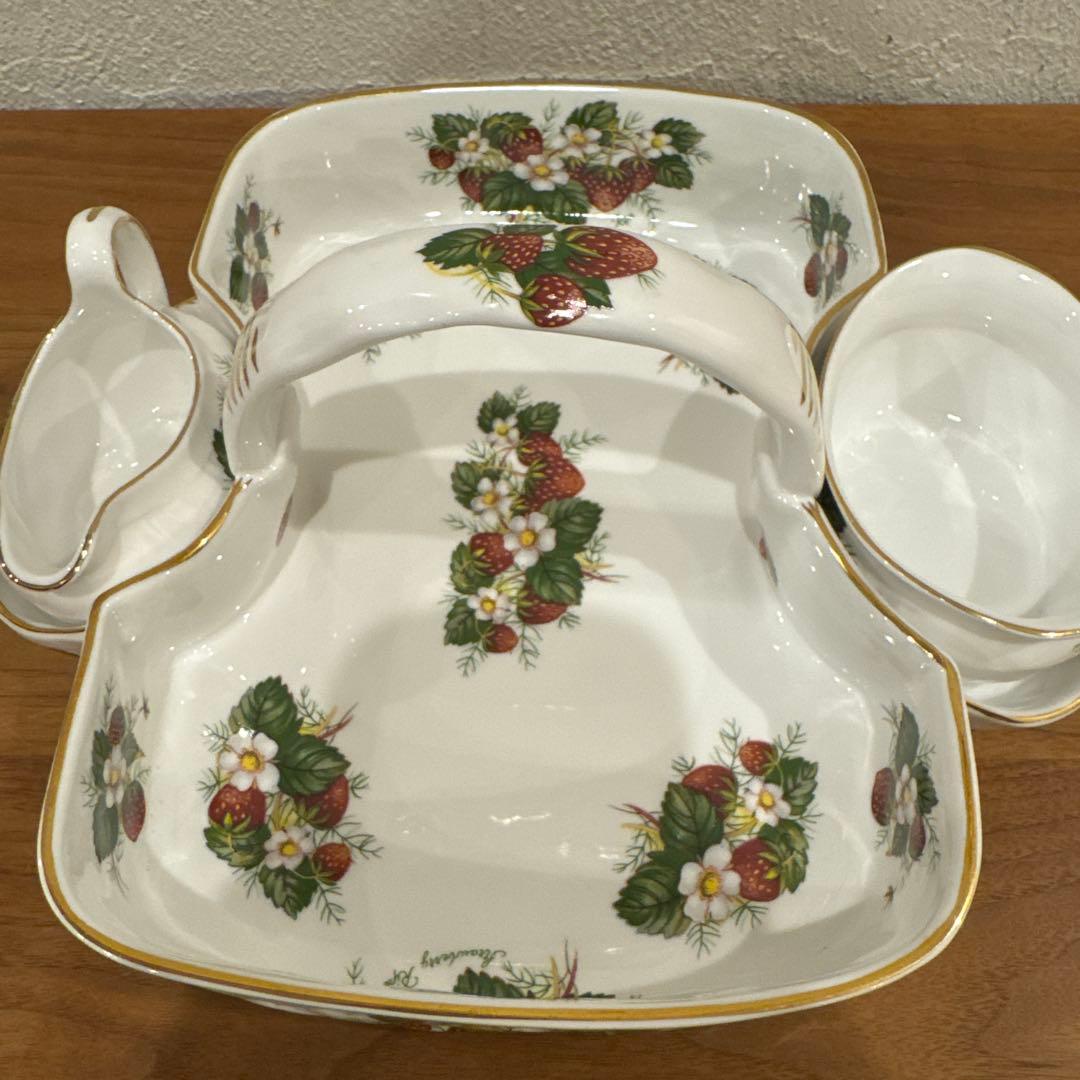 ストロベリーバスケット 3点セット Hammersley ハマースレイ