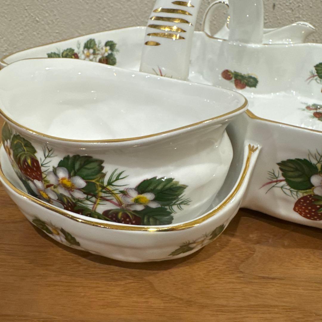 ストロベリーバスケット 3点セット Hammersley ハマースレイ