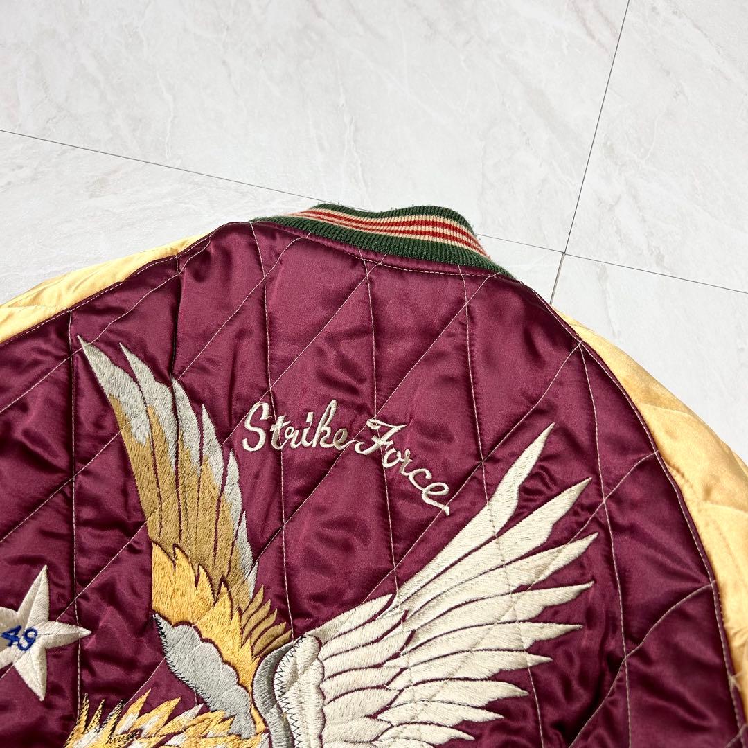 美品 テーラー東洋 M品番 ベロア 別珍 刺繍 スカジャン TALON M