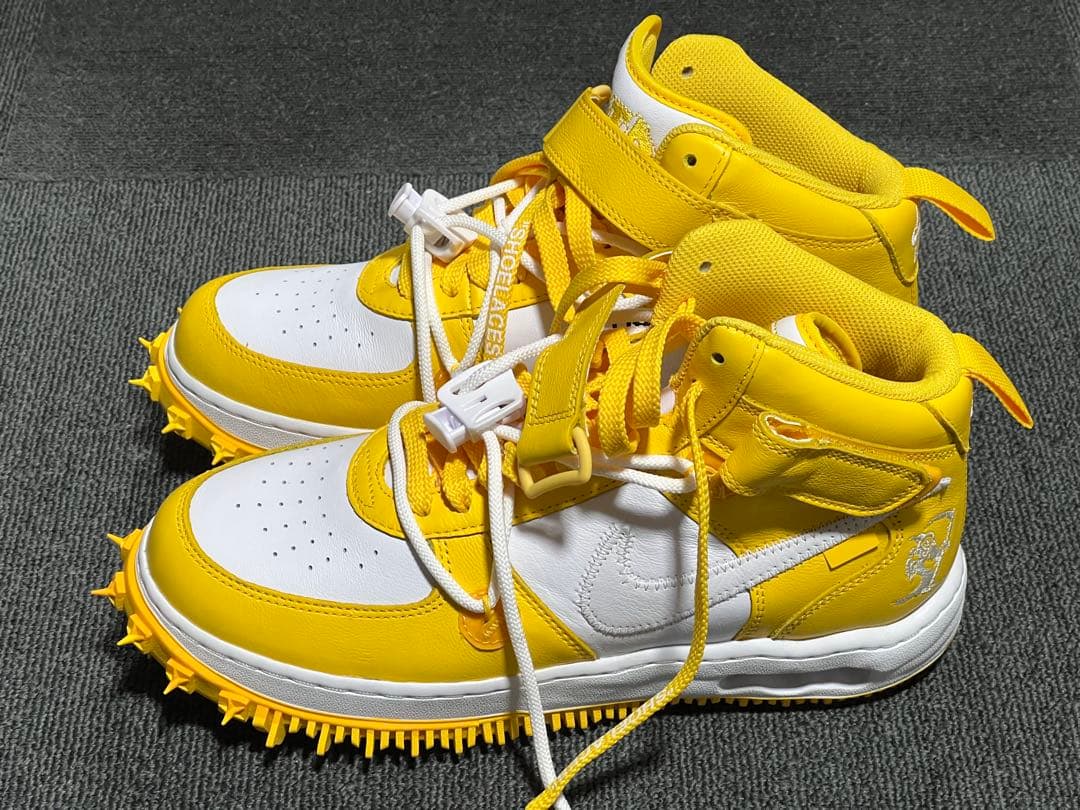 Off-White × Nike Air Force 1 Mid SP LTHR
