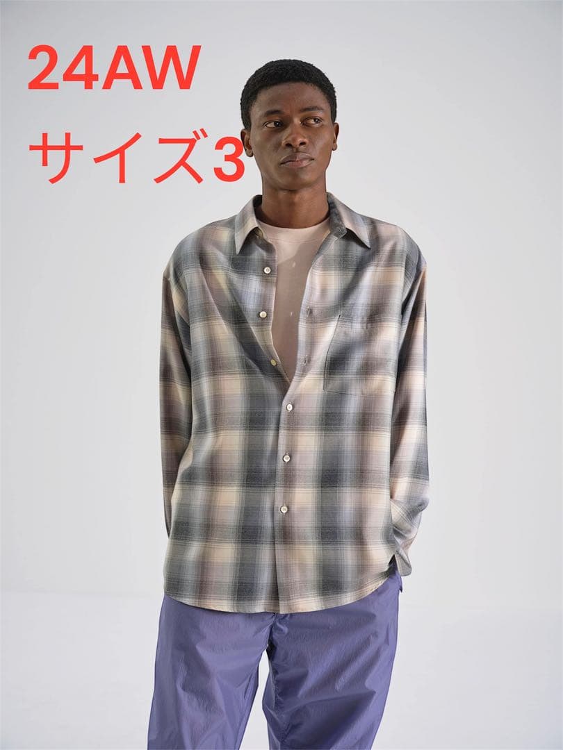 【おぼん様用】SUPER LIGHT WOOL CHECK SHIRT