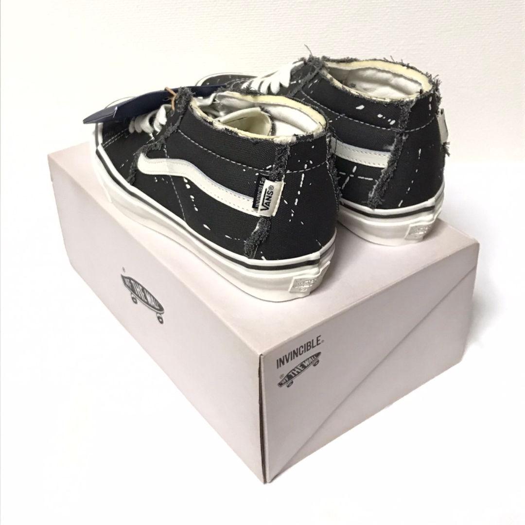 invincibleコラボ【新品/25cm】VANS SK8-MID バンズ 黒
