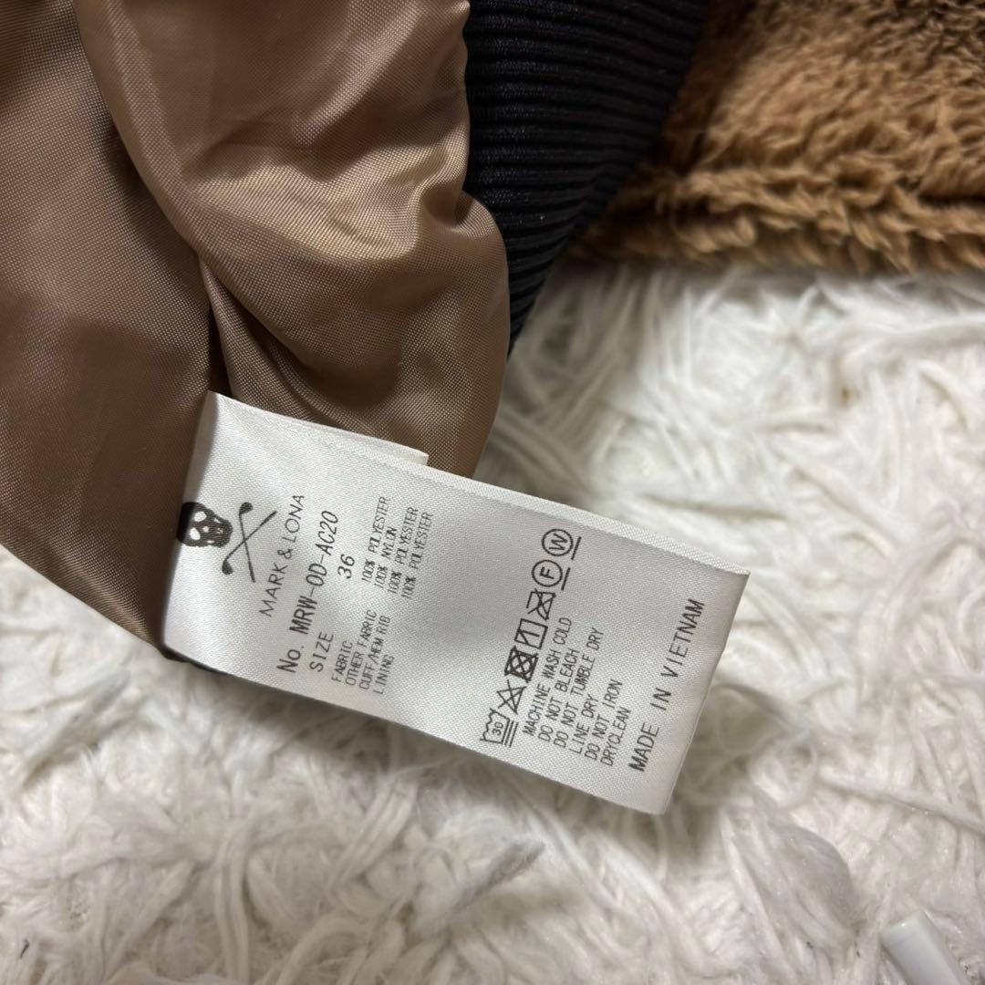 マークアンドロナ セットアップ ファー ボア パーカー パンツ ゴルフ ウェア