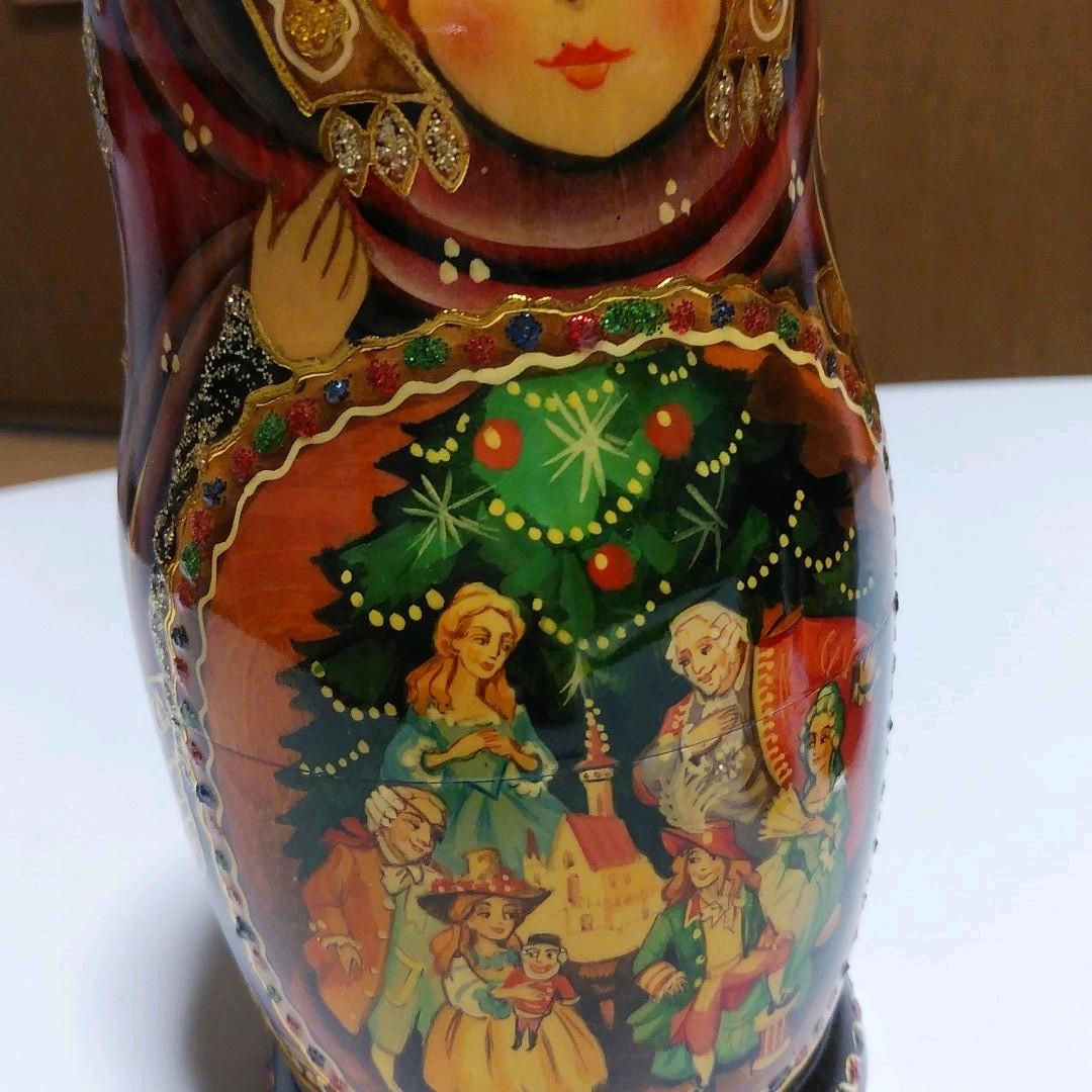 【クリスマス】高級マトリョーシカ　くるみ割り人形