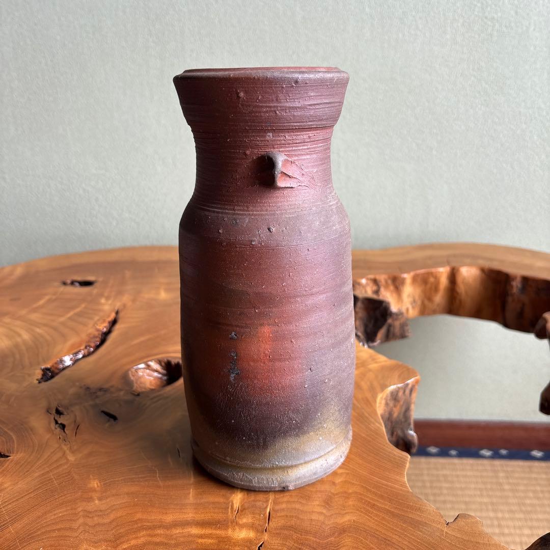 人間国宝 藤原雄 備前焼 共箱 高さ23.5cm