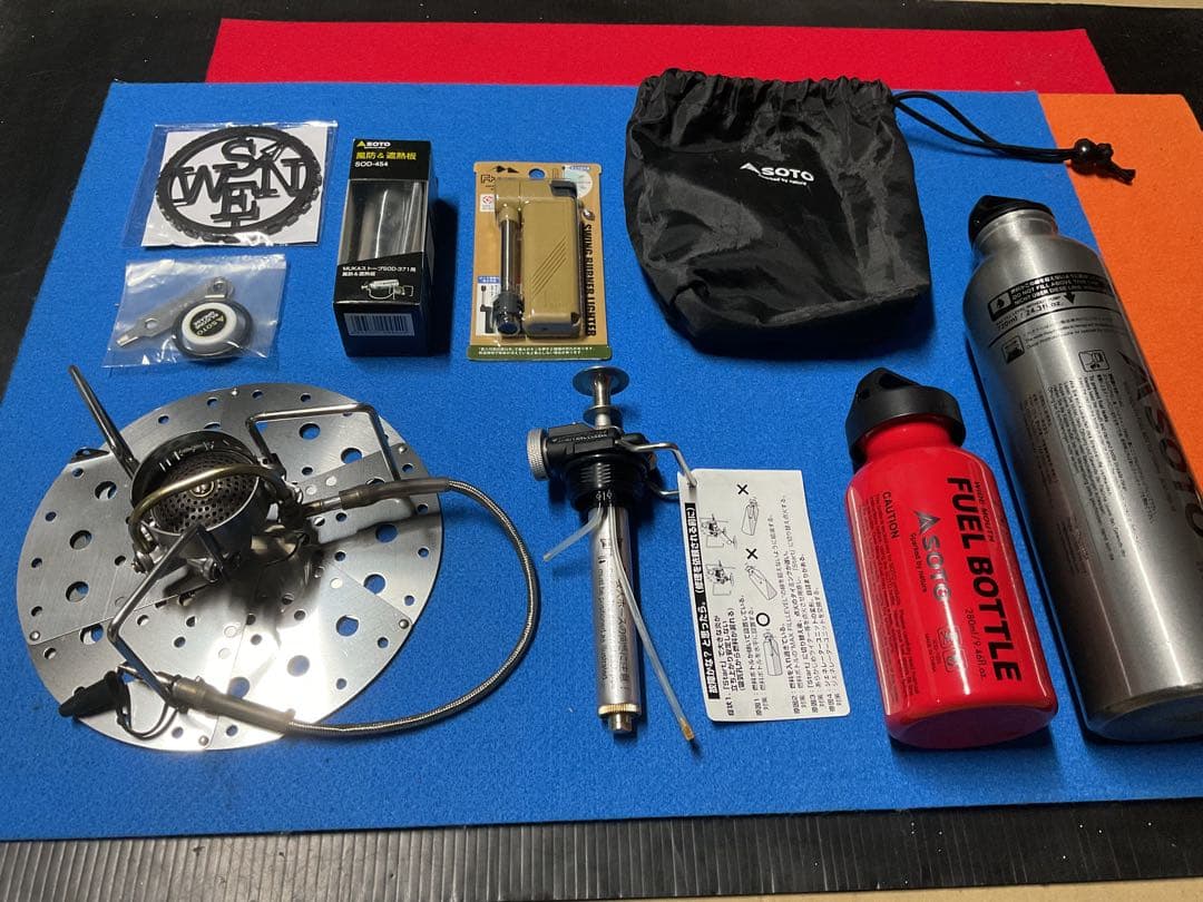 SOTO MUKAストーブ点検済み動作良好美品・新品付属品多数付きお買い得セット