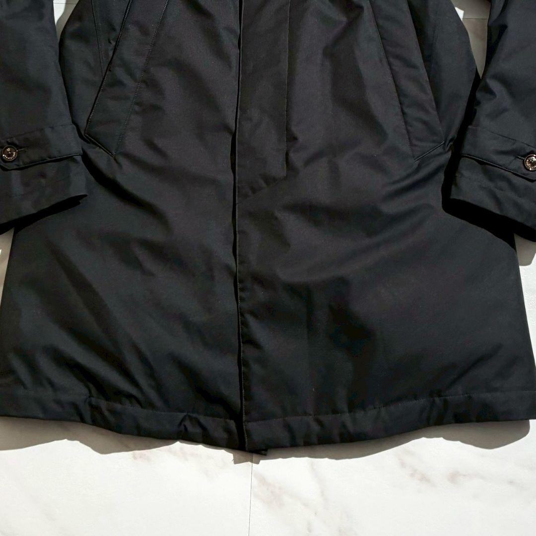 Montecore ダウンジャケット ステンカラーコート ナイロン46 ブラック