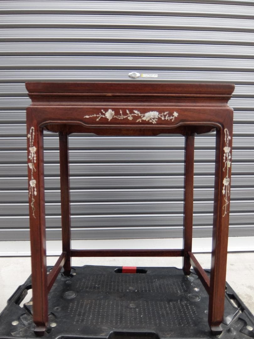 386　螺鈿細工　サイドテーブル