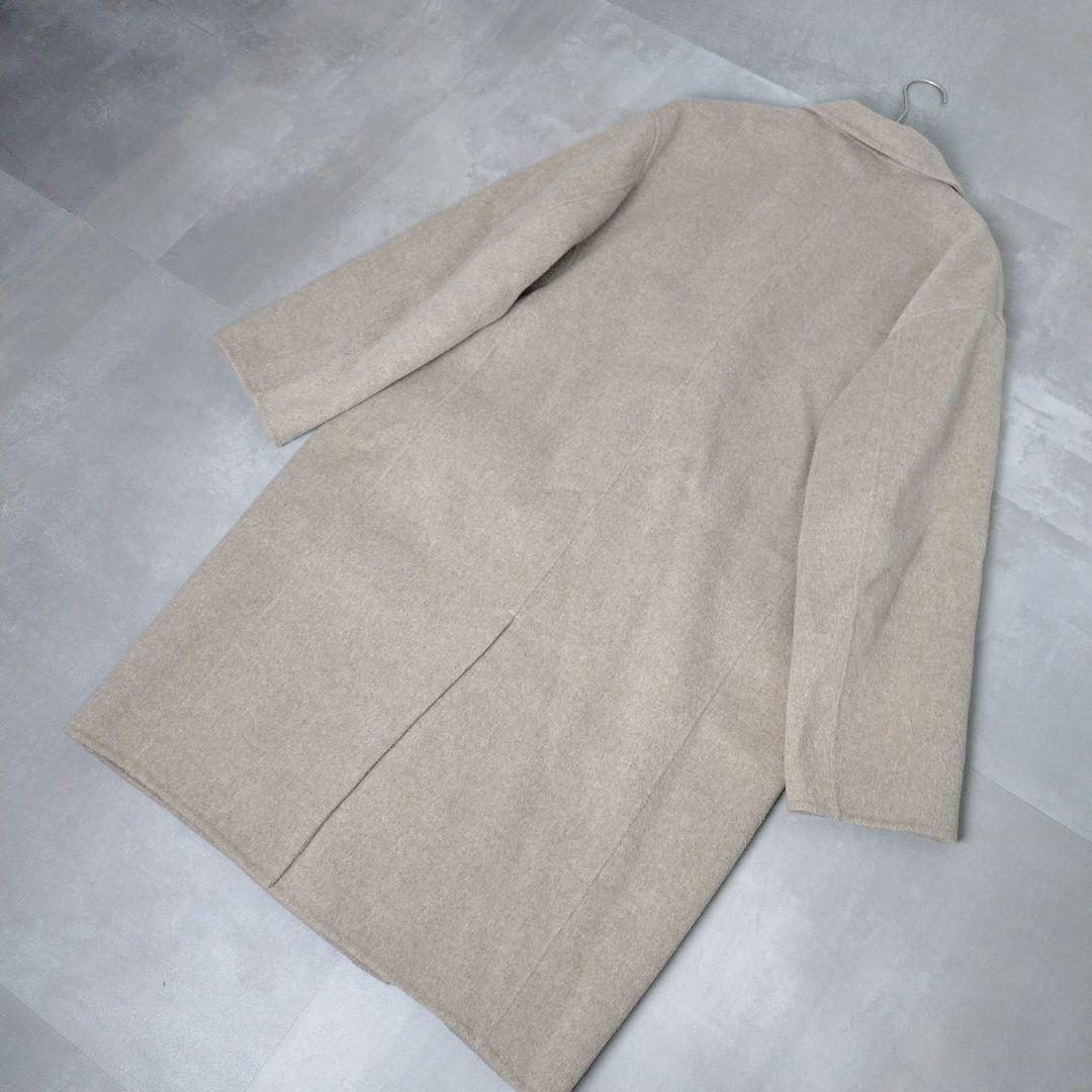 GALERIE VIE　ウールダブルフェイス チェスターコート　ベージュ　36