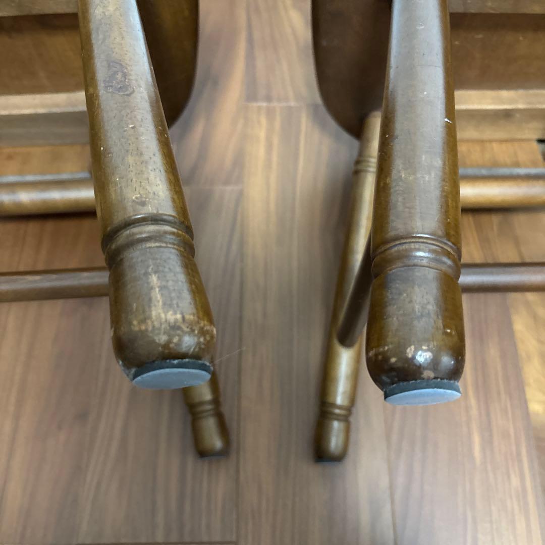 四国工芸　森のサーカス　アンティーク チェア 2脚セット 椅子 イス（2）