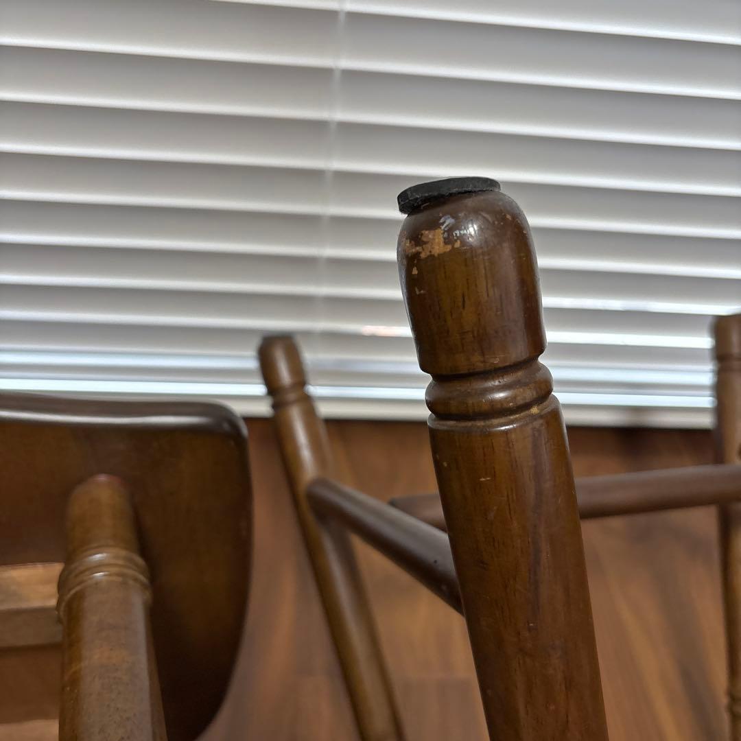 四国工芸　森のサーカス　アンティーク チェア 2脚セット 椅子 イス（2）