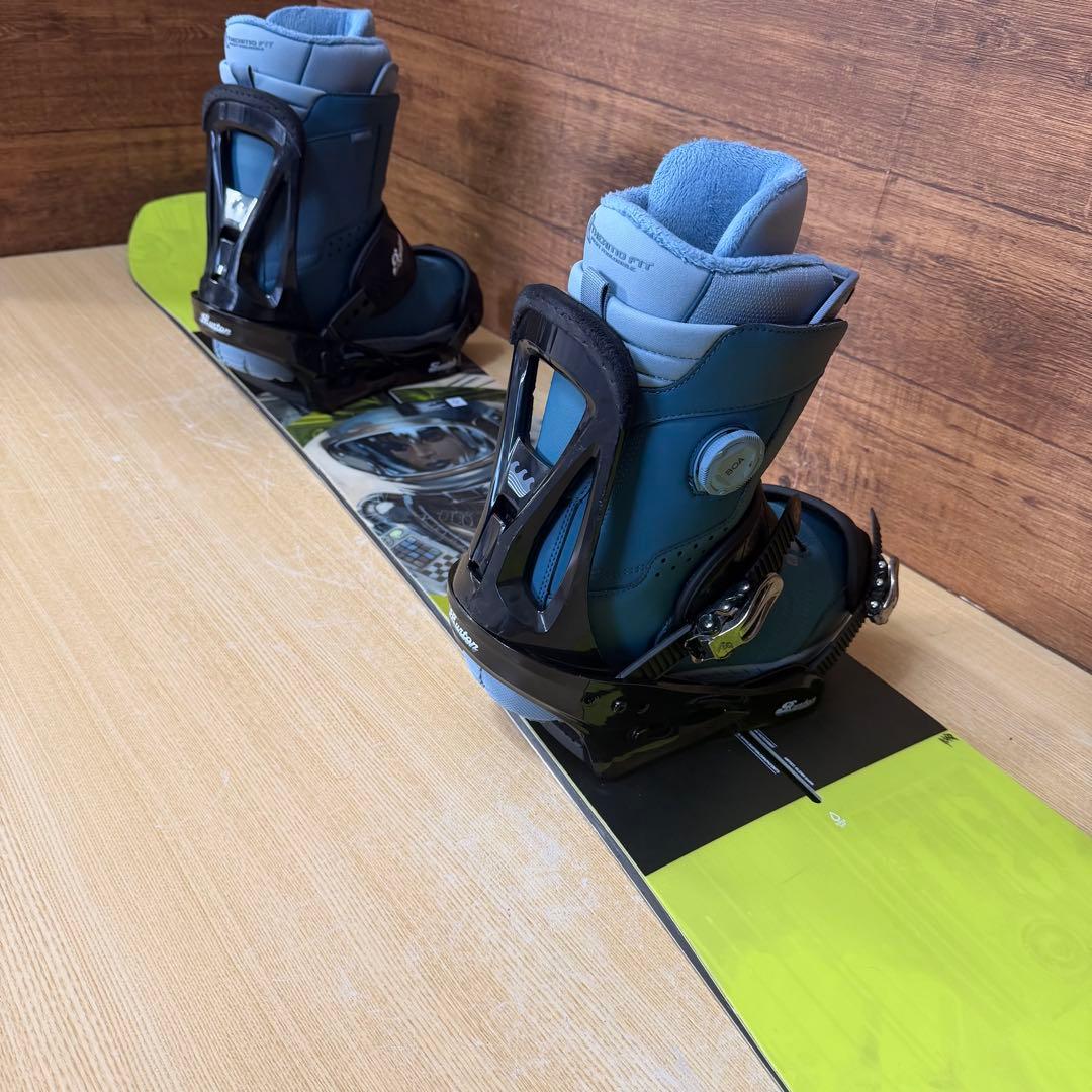 美品　BURTON バートン　メンズスノーボード4点 ダブルBOA 初心者　長身