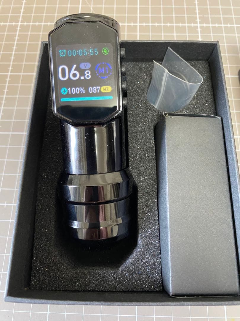 ワイヤレスタトゥーマシン本体（メモリー機能付き）