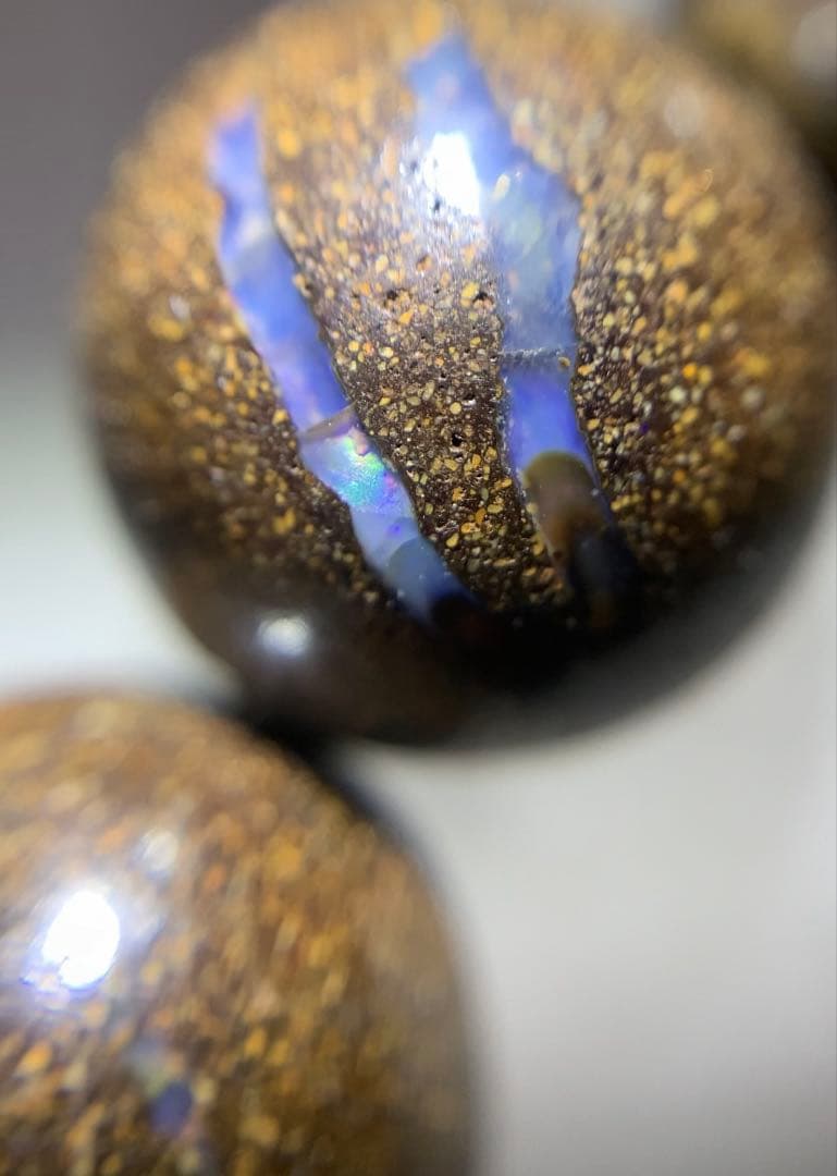 ボルダーオパール　ブレスレット　グラデーション