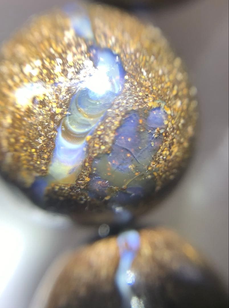 ボルダーオパール　ブレスレット　グラデーション