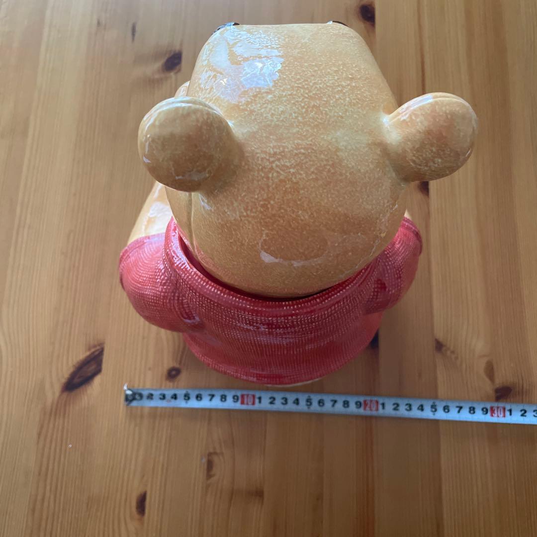 ディズニーSimply Pooh プーさん　クッキージャー　陶器　キャニスター