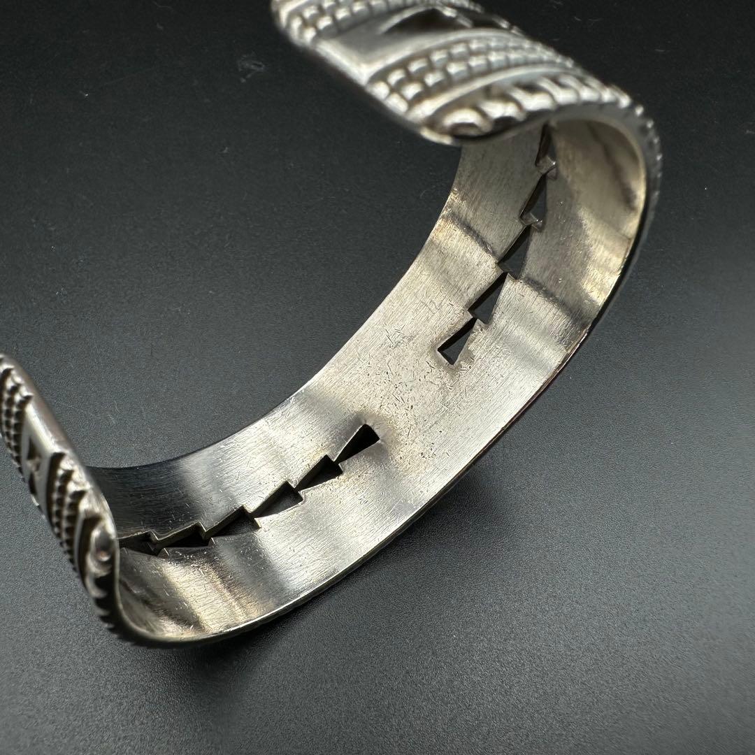 【美品】Navajo Harrison Jim インゴットシルバー バングル