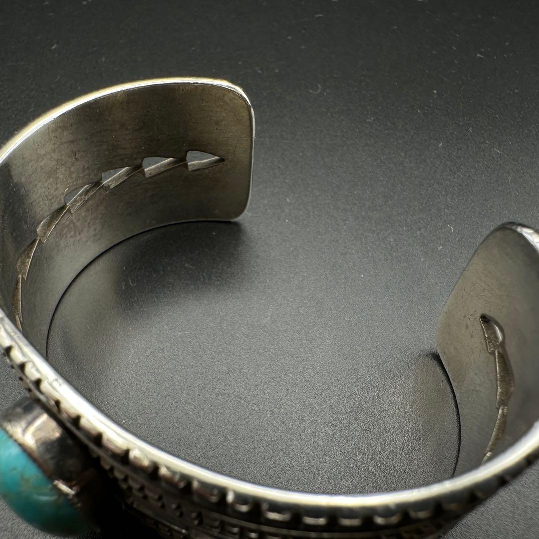 【美品】Navajo Harrison Jim インゴットシルバー バングル