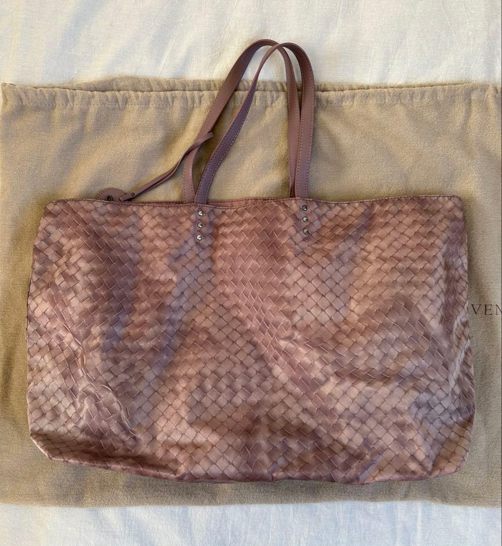 ボッテガヴェネタ イントレチャート プリント トートバッグ