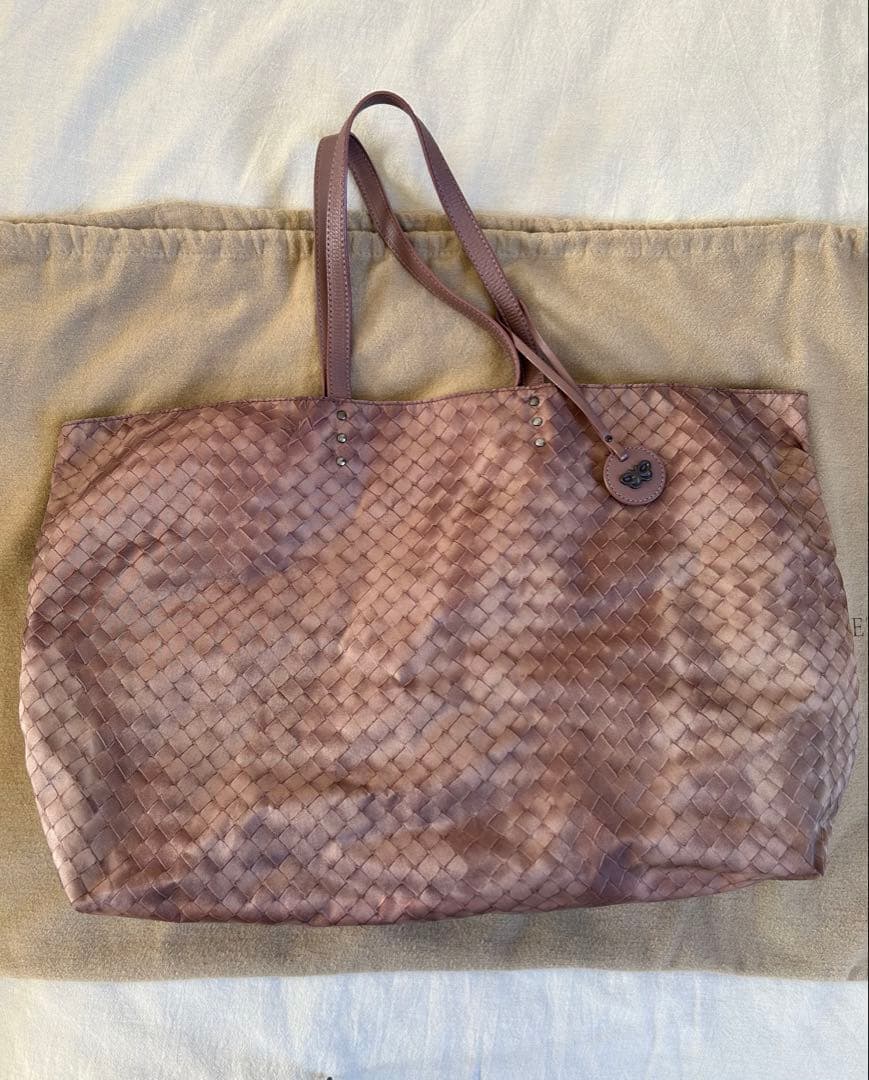 ボッテガヴェネタ イントレチャート プリント トートバッグ