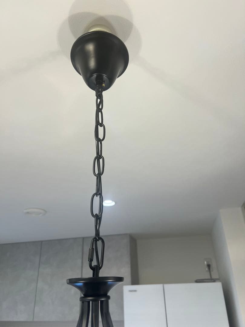 3灯ステンドグラスシャンデリア