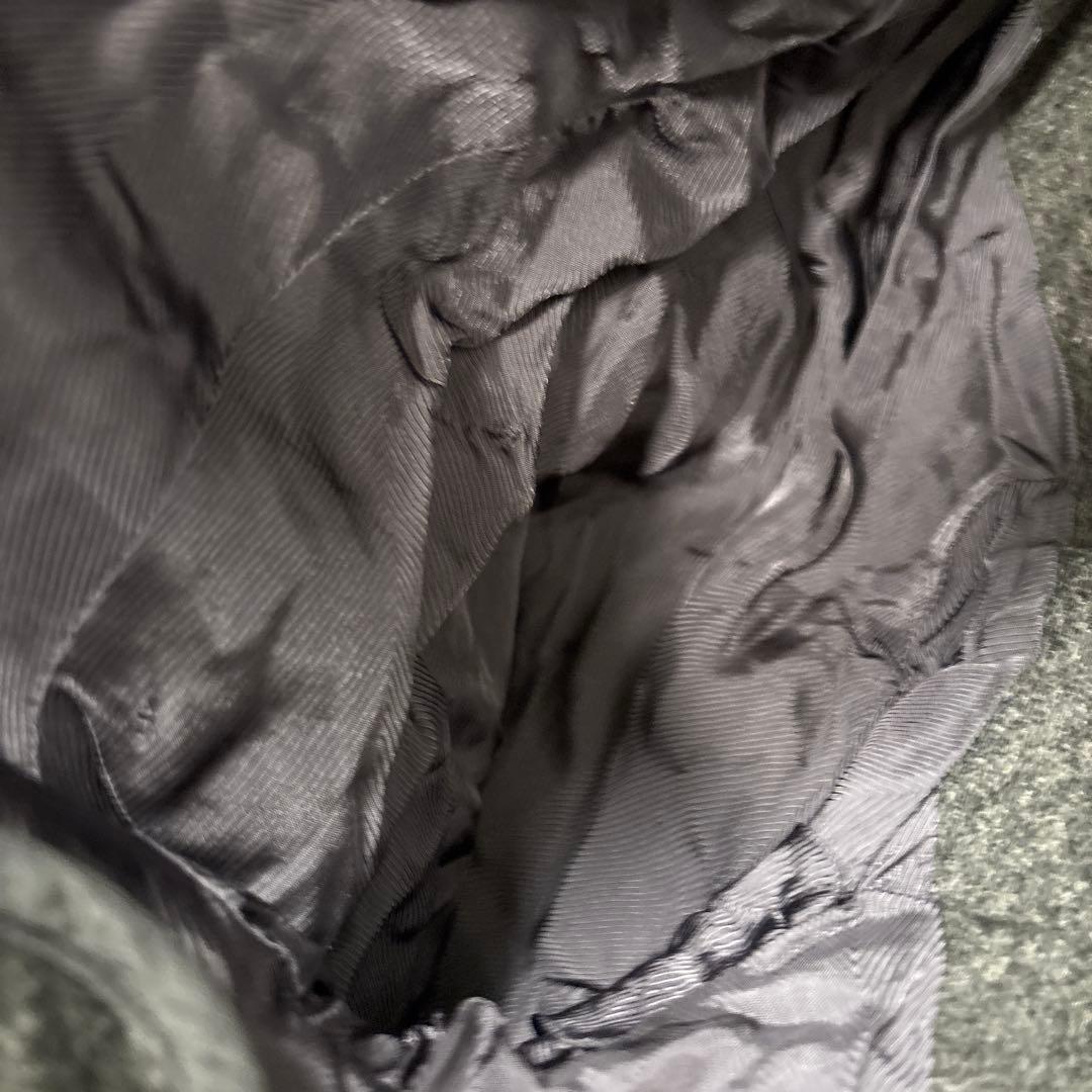 KENZO HOMME カシミヤ　ロングコート ハイネック 霜降りブラック　比翼