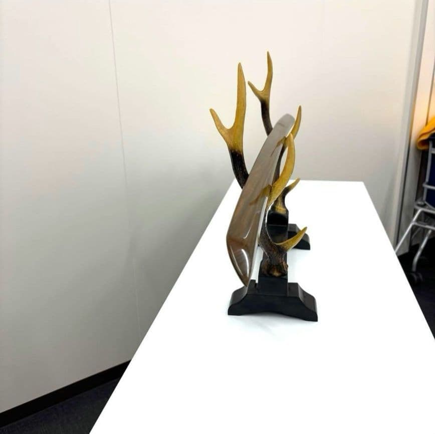 カワセミ！世界最強の木！リグナムバイタの木刀！鏡面仕上げ！