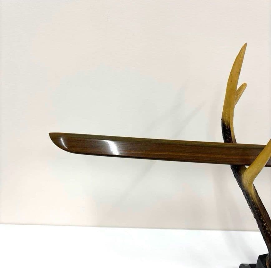 カワセミ！世界最強の木！リグナムバイタの木刀！鏡面仕上げ！