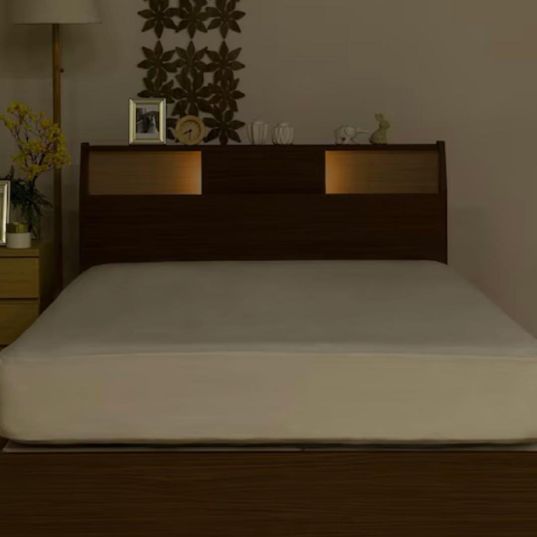 ダブルベッドフレーム&マットレス