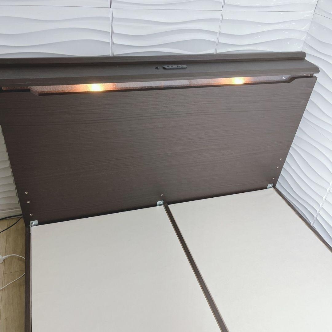 ◇ニトリ◇ベッドフレーム◇ダブル◇コンセント照明付き◇大阪兵庫京都奈良滋賀和歌山